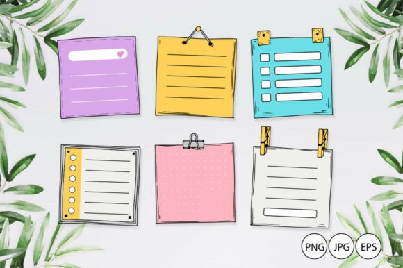 Download Scrapbooking Page Template / Notes Scrap - Page Collection