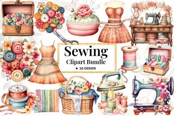 Download Vintage Sewing PNG Sublimation Clipart - Premium Resources