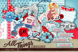 Download Family Days Digital Scrapbook Kit - Book Collection