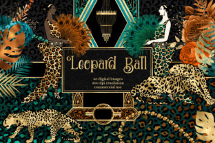 Download Leopard Ball Digital Scrapbook Kit - Book Collection