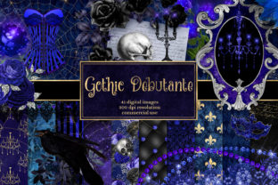 Download Gothic Debutante Digital Scrapbook Kit - Book Collection