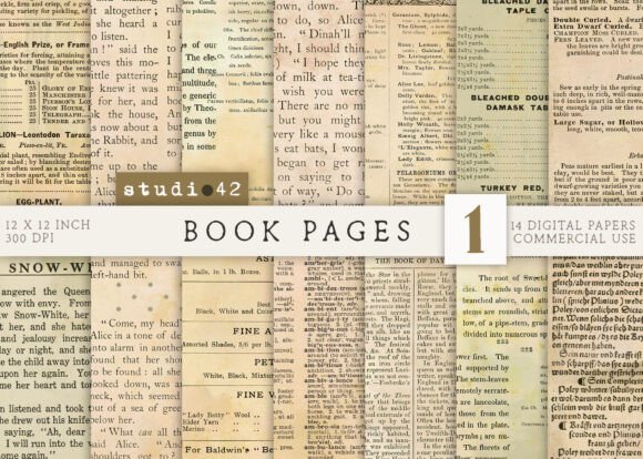Download Vintage Book Pages, Old Journal Sheets - Premium Resources